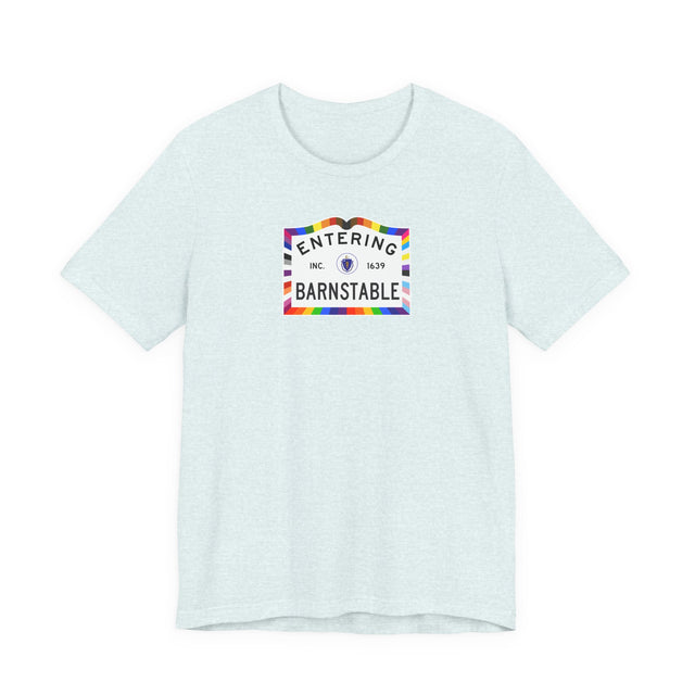 Barnstable Massachusetts Sign Pride T-shirt, Rainbow Shirt