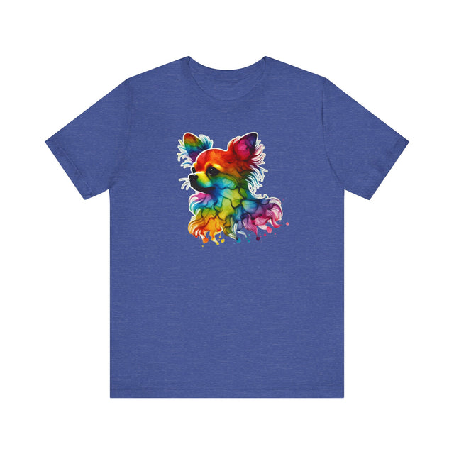 Rainbow Chihuahua Head T-shirt,Pride Shirt,Dog Lover Top,Rainbow Animals,LGBTQ+ Tee, Chihuahua Owner