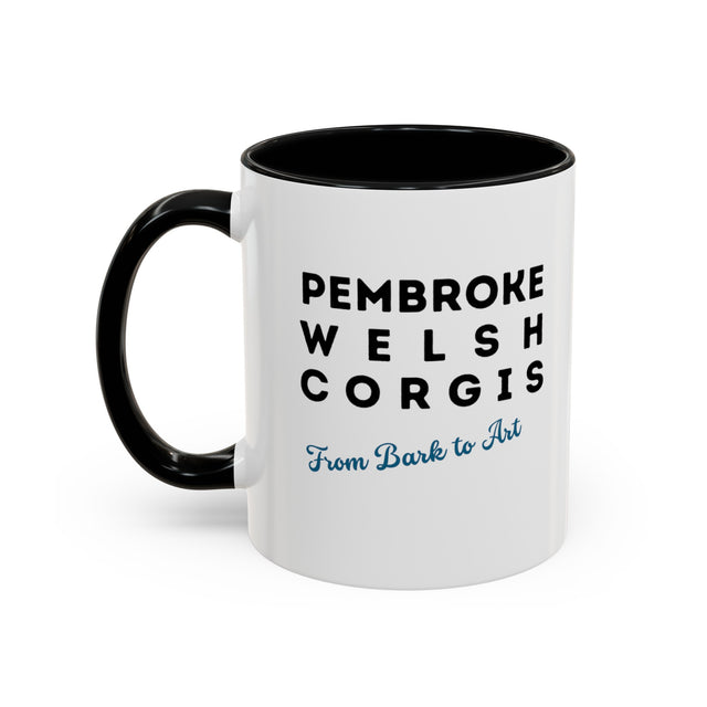 Pembroke Welsh Corgi Mug,4-Panel Pop Art Mug,Corgi Lover,PWC Mom,PWC Dad,Dog Lover Gift,Pemi Corgi Gift