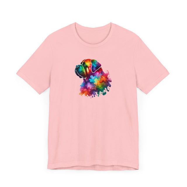 Rainbow Mastiff Head T-shirt,Pride Shirt,Dog Lover Top,Rainbow Animals,LGBTQ+ Tee, Mastiff owner, Mastiff gift