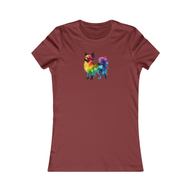 Rainbow Chihuahua T-shirt,Pride Shirt,Dog Lover Top,Rainbow Animals,LGBTQ+ Tee, Chihuahua Owner,Women's Favorite Tee