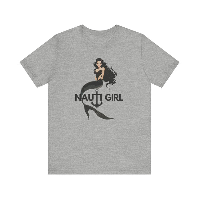Nauti Girl Tshirt, Boating Tshirt, Nautical Tshirt, Sea Lover Tshirt, Mothers Day Gift, Boating Gift for her, Sailing Gift for her, Mermaid