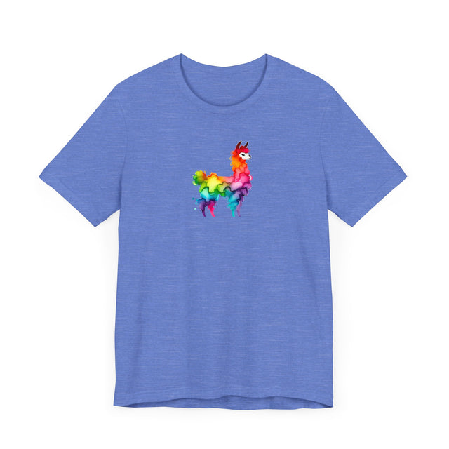 Rainbow Llama Alcohol Ink T-shirt, Pride Shirt,Animal Lover T shirt, LGBTQ+, BGLT