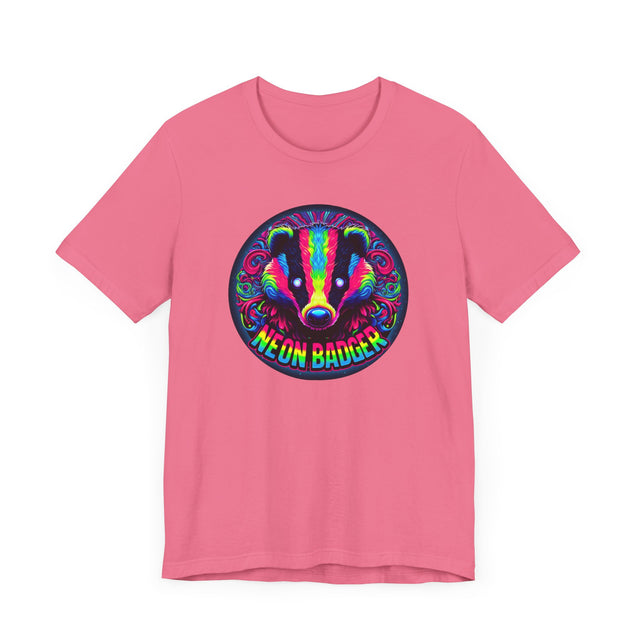 Neon Badger T-shirt, Badger Tee