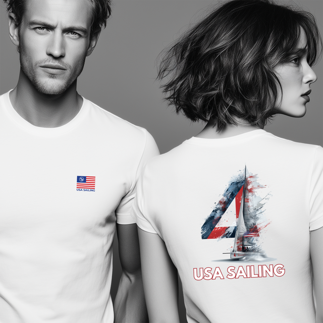 USA Sailing Tshirt too, Sailing Enthusiast Tee, Sailboater Tee, Nautical TShirt