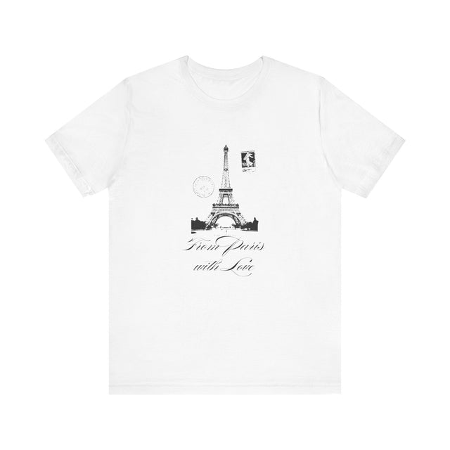 Paris Postcard Shirt, From Paris with Love shirt, Paris Postcard T-shirt, Trendy Paris Shirt, Cute Paris T-shirt, Paris lover shirt