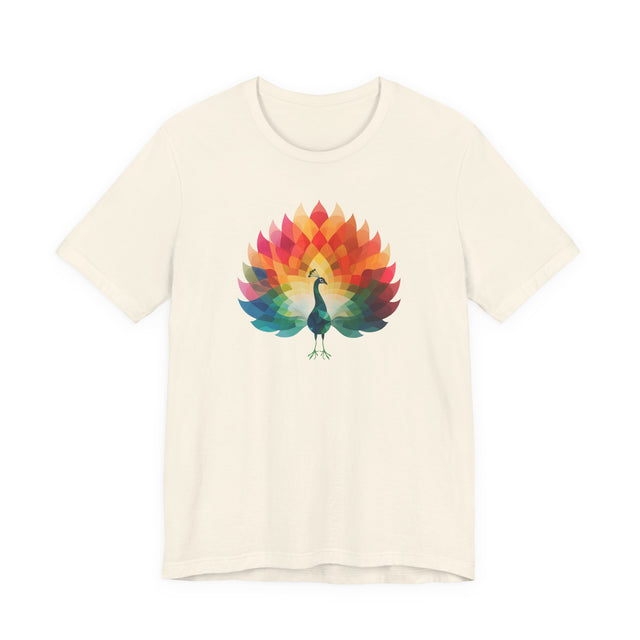 Rainbow Peacock T-shirt,Pride Shirt, Pride Parade Top, Rainbow Animals,LGBTQ+ Tee, Nonbinary, Gay, Lesbian, Bisexual, Trans, BGLT, LBGT, Enby, Pansexual