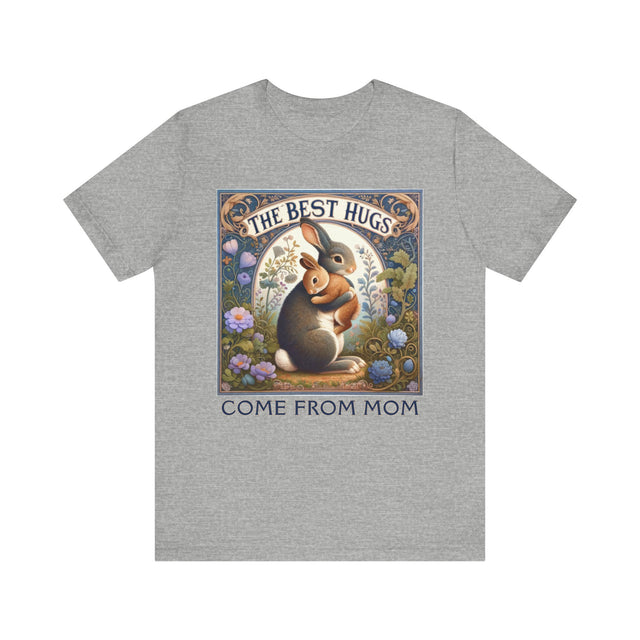 Rabbit T-shirt,Mother's Day Gift,Cute Mama Tee,Mom Life,Baby Shower Gift,Mama and Baby Shirt,New Mom Gift,Mom Hug Shirt,Gift For Wife, Bunny