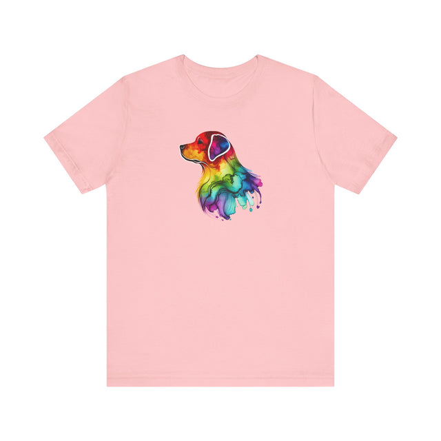 Rainbow Labrador Retriever Head T-shirt,Pride Shirt,Dog Lover Top,Rainbow Animals,LGBTQ+ Tee, Lab Owner