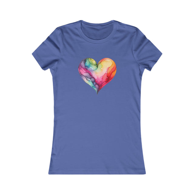 Rainbow Heart Alcohol Ink,Pride Heart Shirt,Rainbow Heart T-shirt, LGBT Heart, Everyday Pride T shirt, LGBTQ+ Tee, Nonbinary, Gay, Lesbian, Bisexual, Trans, Queer
