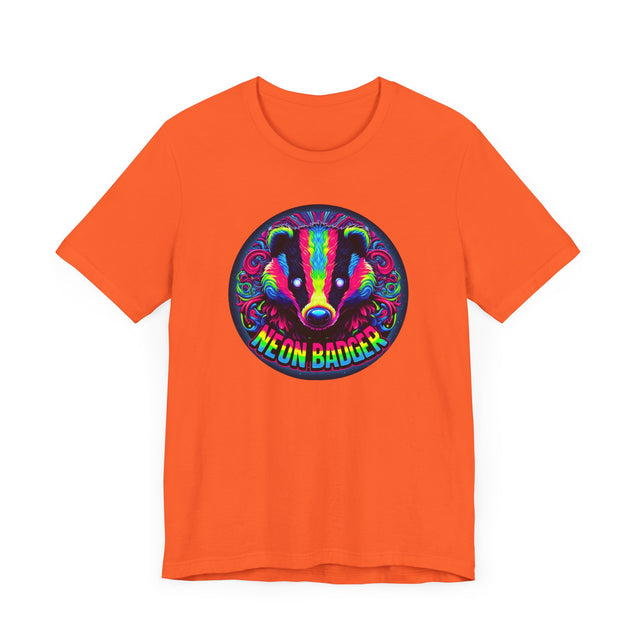 Neon Badger T-shirt, Badger Tee
