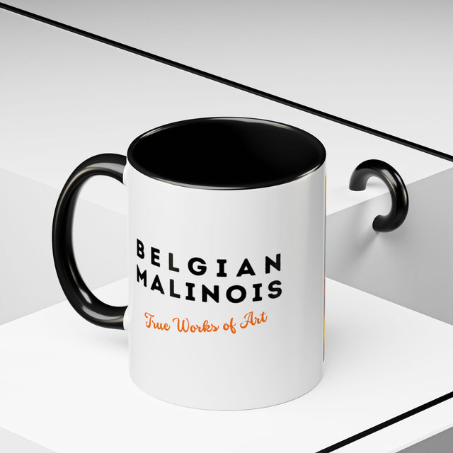 Belgian Malinois Coffee Cup,4-Panel Pop Art Mug,Belgian Malinois Lover,Mal Mom,Mali Dad,Dog Lover Gift,Belgian Malinois Gift