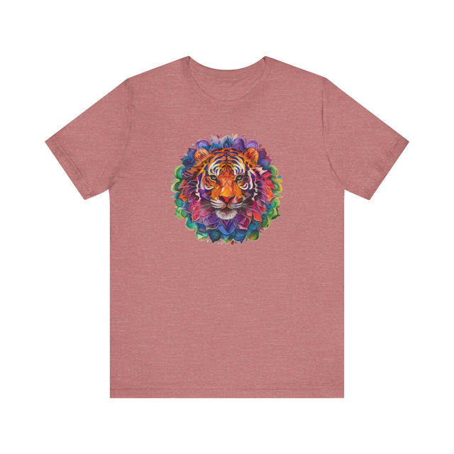 Tiger Rainbow Mandala T-shirt,Pride Shirt,Tiger Lover Top,Rainbow Animals,LGBTQ+ Tee,Queer,Gay,Lesbian,Bisexual,Trans,BGLT,LBGT