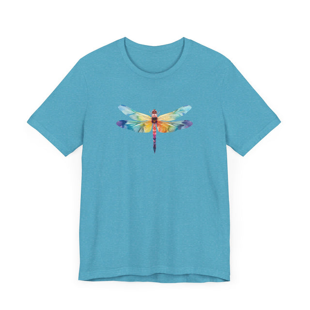Rainbow Geometric Dragonfly