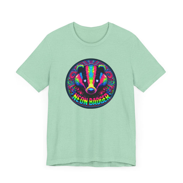 Neon Badger T-shirt, Badger Tee