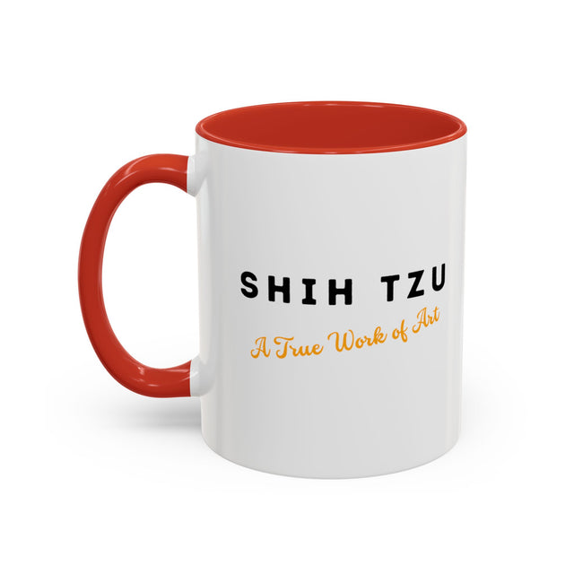 Shih Tzu Coffee Cup,4-Panel Pop Art Mug,Shih Tzu Lover,Shih Tzu Mom,Shih Tzu Dad,Dog Lover Gift,Shih Tzu Gift