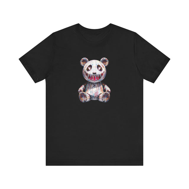 Japanese street Art Panda tshirt, gritty cool Panda Tee
