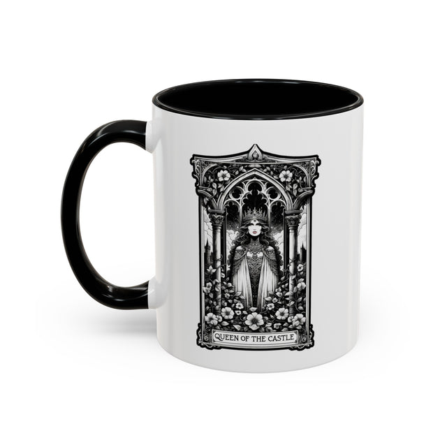 Queen of the Castle,Tarot card mug,Mother's Day Gift,Tarot Reader Gift,Homemaker cup,Mystical Cards mug,Celestial Astrology,Gift for her