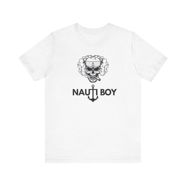 Nauti Boy Tshirt, Nautical Tshirt, Boating Tshirt-Captain Tshirt, Pirate Tshirt, Rebel Tshirt, Father's Day gift, Cigar Tshirt, Skull Tshirt