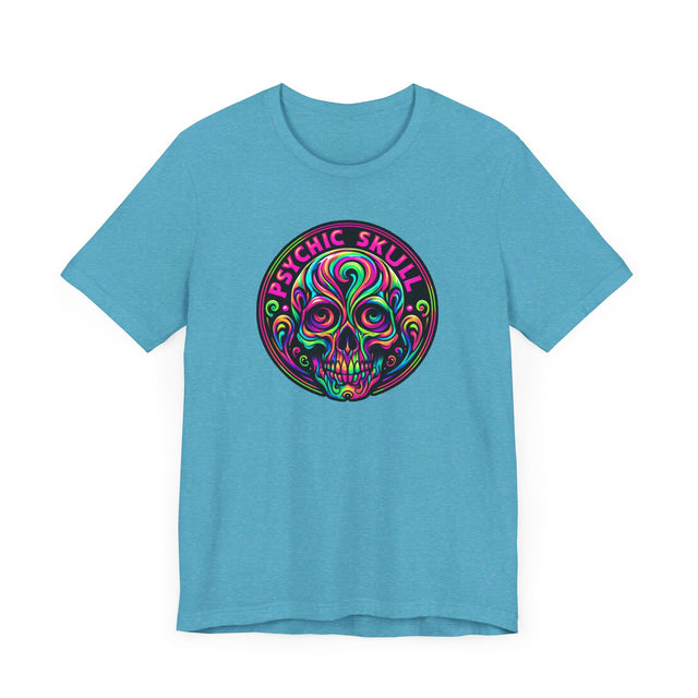 Psychic Skull T-shirt, Halloween Tee, Neon Goth