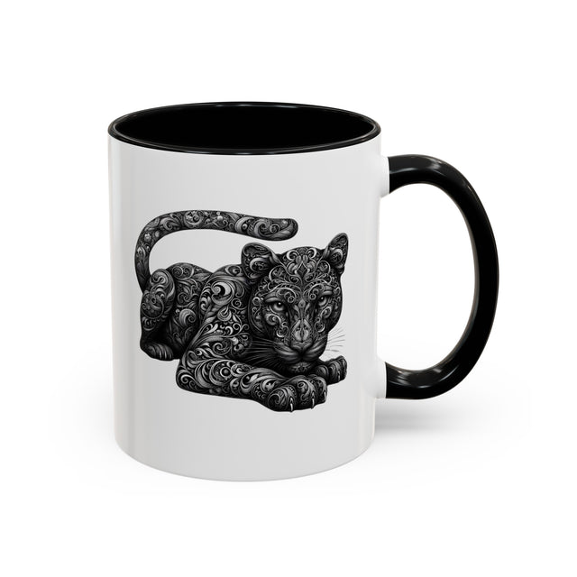 Black Panther Mug, Nature Lover Gift, Safari Gift, Animal Lover Gift, Cat Mug, Gift for Her, Animal mug, Coffee, Tea, Mug, Nature Lover