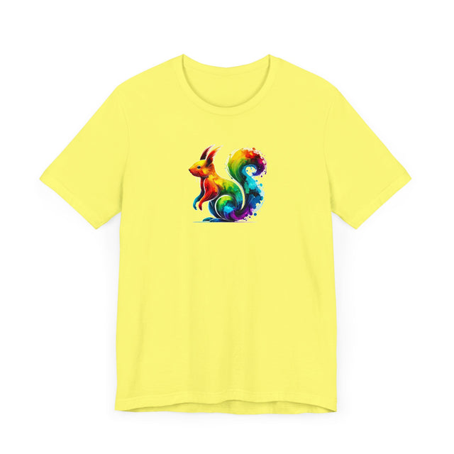 Rainbow Squirrel Alcohol Ink T-shirt, Bunny Shirt,Hare,Pride Shirt,Animal Lover T shirt, LGBTQ+, BGLT