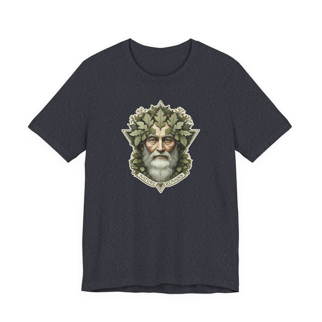 Green Man Shirt, Nature Remains T-shirt, Nature Lover, Walt Whitman Tee