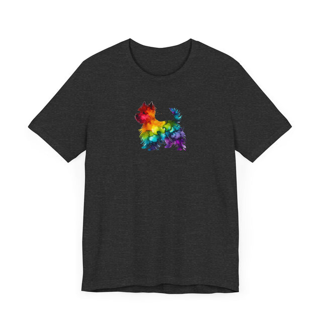 Rainbow West Highland Terrier T-shirt,Pride Shirt,Dog Lover Top,Rainbow Animals,LGBTQ+ Tee, Westie owner, West Highland White Terrier gift