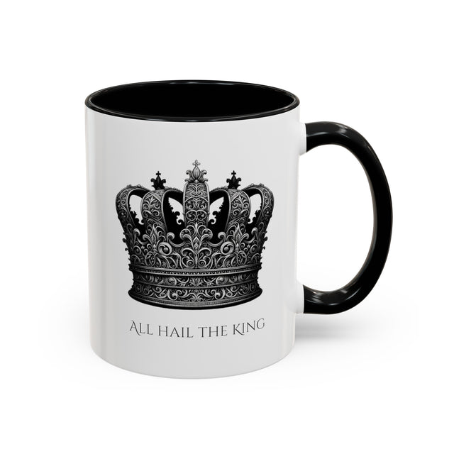 All Hail The King Mug, Funny Gift for him, Fathers Day Gift, Dad Gift, King Gift, Husband Gift, Funny Gift for Boss, Funny Trophy Gift
