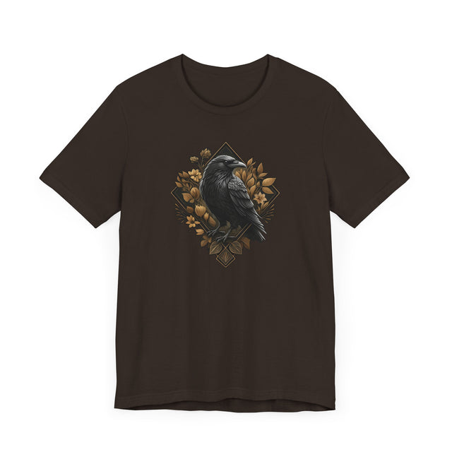 Raven Brown Leaves T-shirt