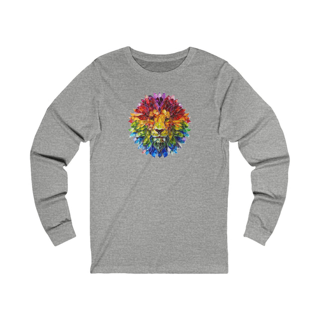 Rainbow Lion Mandala T-shirt,Pride Shirt,Big Cat Lover Top,Rainbow Animals,LGBTQ+ Tee,Queer,Gay,Lesbian,Bisexual,Trans,BGLT,LBGT