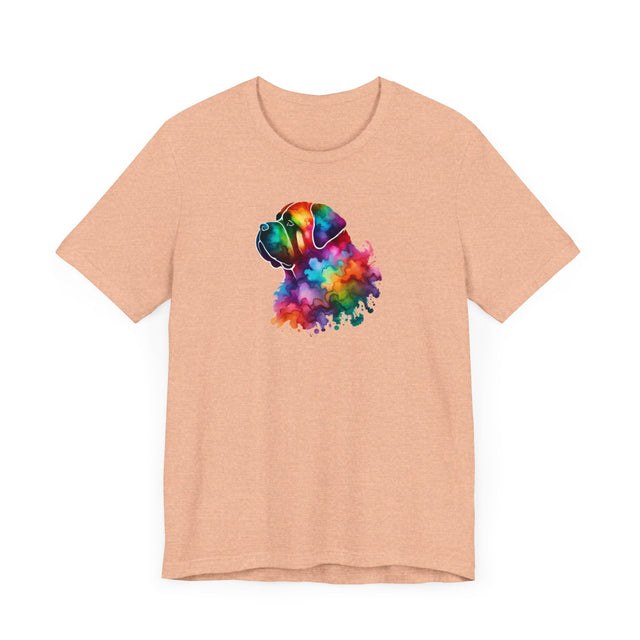 Rainbow Mastiff Head T-shirt,Pride Shirt,Dog Lover Top,Rainbow Animals,LGBTQ+ Tee, Mastiff owner, Mastiff gift