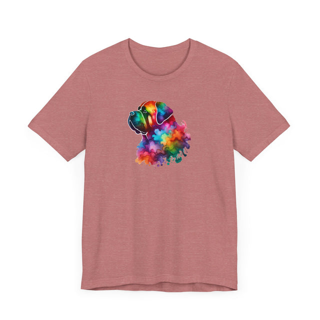 Rainbow Mastiff Head T-shirt,Pride Shirt,Dog Lover Top,Rainbow Animals,LGBTQ+ Tee, Mastiff owner, Mastiff gift