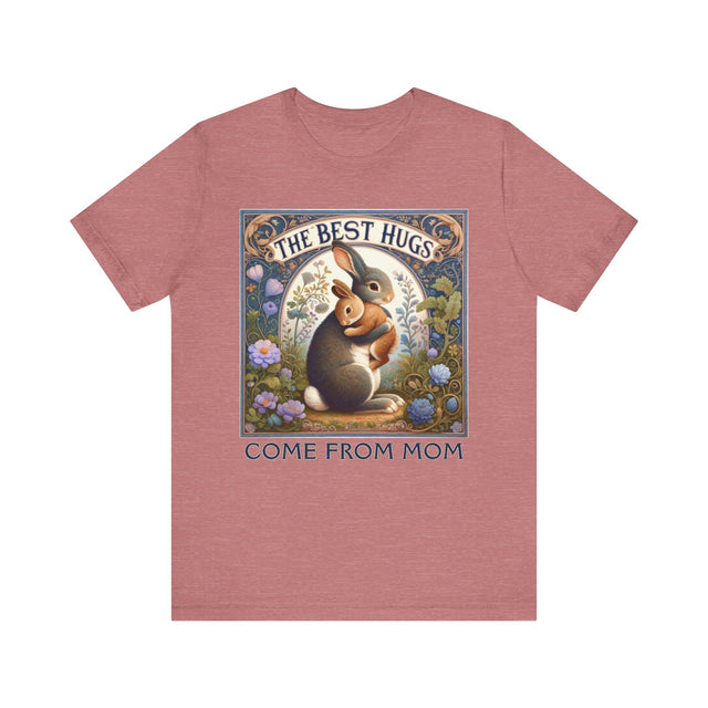 Rabbit T-shirt,Mother's Day Gift,Cute Mama Tee,Mom Life,Baby Shower Gift,Mama and Baby Shirt,New Mom Gift,Mom Hug Shirt,Gift For Wife, Bunny