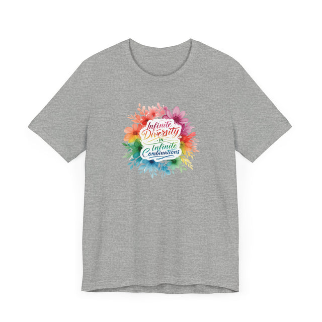 Infinite Diversity In Infinite Combinations T-shirt, Sci-fi Fan Shirt