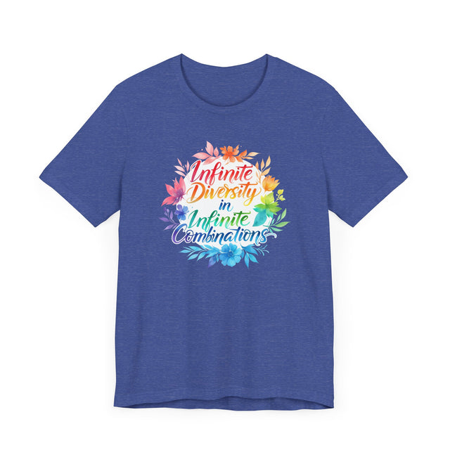Infinite Diversity In Infinite Combinations T-shirt, Sci-fi Fan Shirt