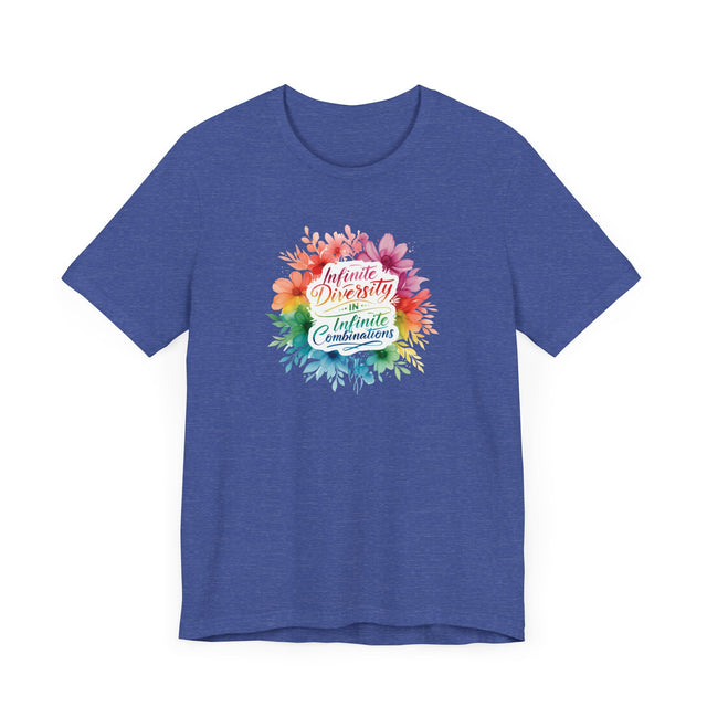 Infinite Diversity In Infinite Combinations T-shirt, Sci-fi Fan Shirt