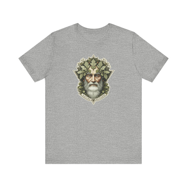 Green Man Shirt, Nature Remains T-shirt, Nature Lover, Walt Whitman Tee