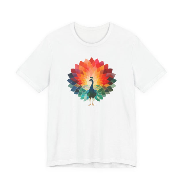 Rainbow Peacock T-shirt,Pride Shirt, Pride Parade Top, Rainbow Animals,LGBTQ+ Tee