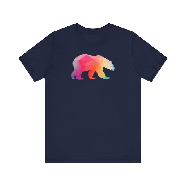 Rainbow Polar Bear T-shirt,Pride Shirt, Pride Parade Top, Rainbow Animals,LGBTQ+ Tee, Nonbinary, Gay, Lesbian, Bisexual, Trans, BGLT, LBGT, Enby, Pansexual