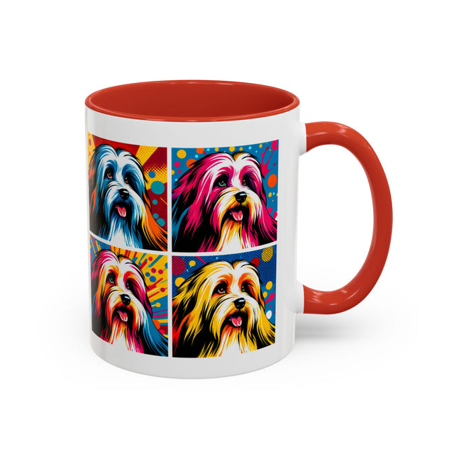 Havanese Coffee Cup,4-Panel Pop Art Mug,Havanese Lover,Hav Mom,Hav Dad,Dog Lover Gift,Havanese Gift