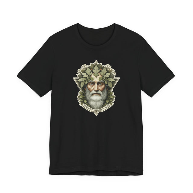 Green Man Shirt, Nature Remains T-shirt, Nature Lover, Walt Whitman Tee