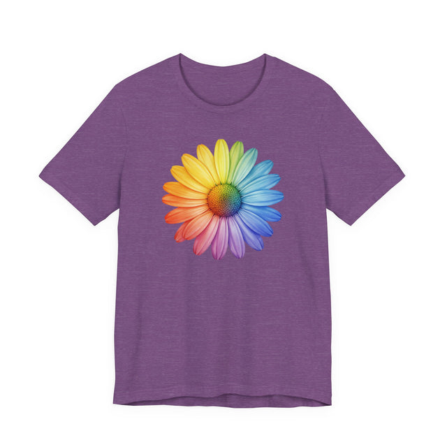 Rainbow Daisy shirt,Flower Shirt,Pride Tee, LGBTQIA,Plant Lover Gift,Gardener T-shirt,Mothers Day Gift