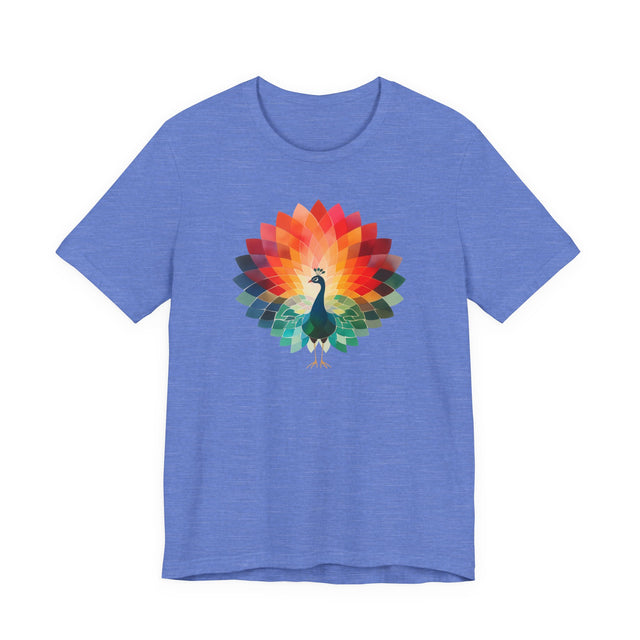 Rainbow Peacock T-shirt,Pride Shirt, Pride Parade Top, Rainbow Animals,LGBTQ+ Tee