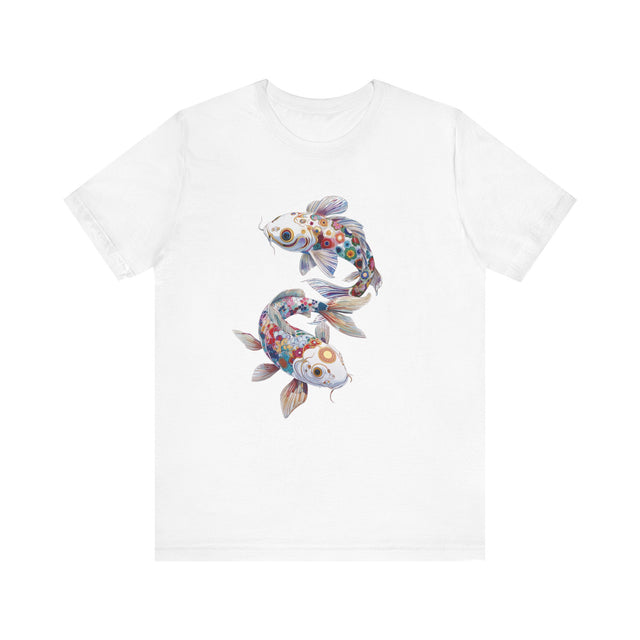Japanese Pop Art Koi, Rainbow colorful Koi