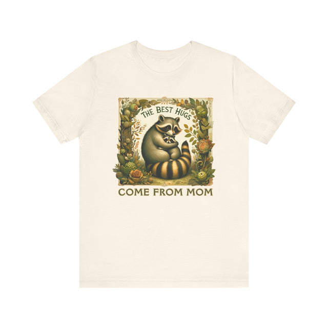 Raccoon T-shirt,Mothers Day Gift,Cute Mama Tee,Mom Life,Baby Shower Gift,Mama and Baby Shirt,New Mom Gift,Mom Hug Shirt,Gift For Wife