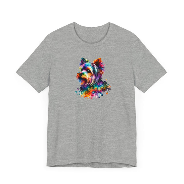Rainbow Yorkshire Terrier T-shirt,Pride Shirt,Dog Lover Top,Rainbow Animals,LGBTQ+ Tee, Yorkie owner, Yorkshire Terrier gift