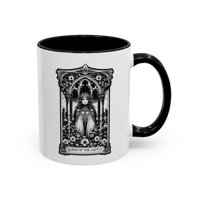 Queen of the Castle,Tarot card mug,Mother's Day Gift,Tarot Reader Gift,Homemaker cup,Mystical Cards mug,Celestial Astrology,Gift for her