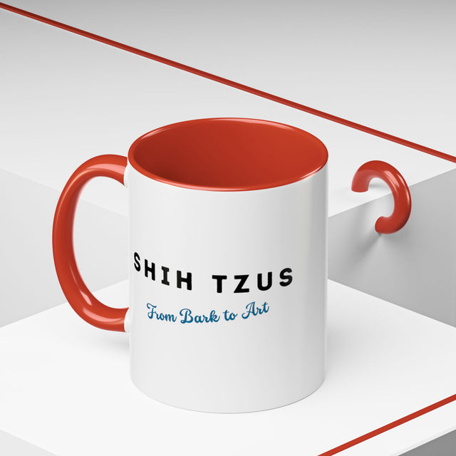 Shih Tzus Coffee Cup,4-Panel Pop Art Mug,Shih Tzu Lover,Shih Tzu Mom,Shih Tzu Dad,Dog Lover Gift,Shih Tzu Gift