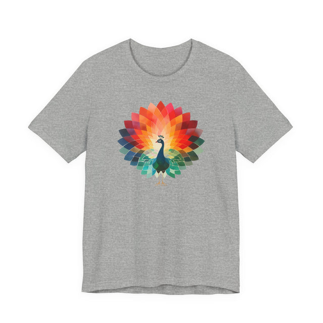Rainbow Peacock T-shirt,Pride Shirt, Pride Parade Top, Rainbow Animals,LGBTQ+ Tee